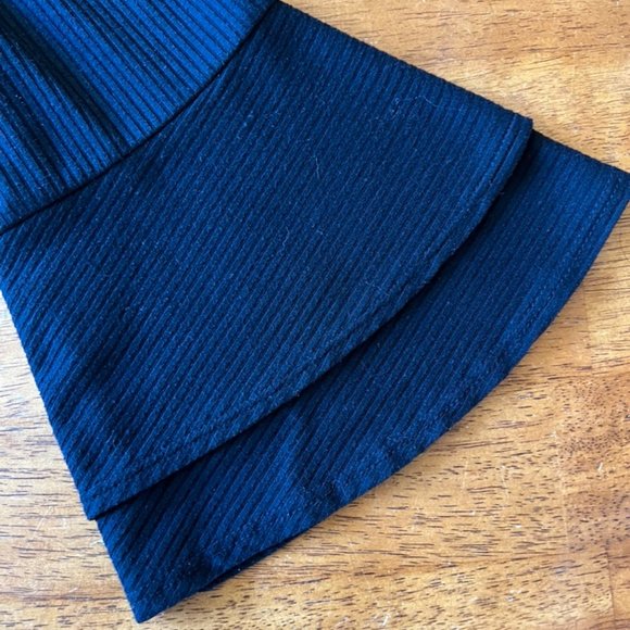 I. N. Studio 3/4 Sleeve Black Ribbed Top Size Large - Picture 6 of 7